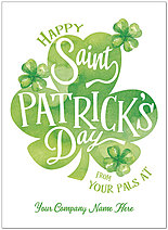 St. Patrick's Day Name Card D9075U-V